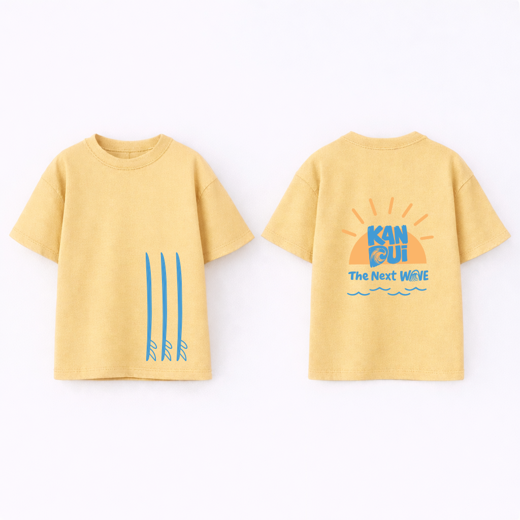 Next Wave Surf Tee — Sand Sun